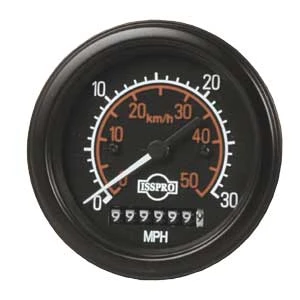 3 3/8" Speedometer 30 Mph/50 Kph, Programmable 1 3 3/8" Speedometer 30 Mph/50 Kph, Programmable