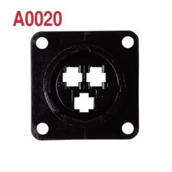 AMP 206425-1, 3 CCT, Reverse Sex Female Connector Body