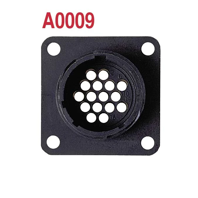 AMP 206036-1, 16 CCT, Male Connector Body 1 AMP 206036-1, 16 CCT, Male Connector Body