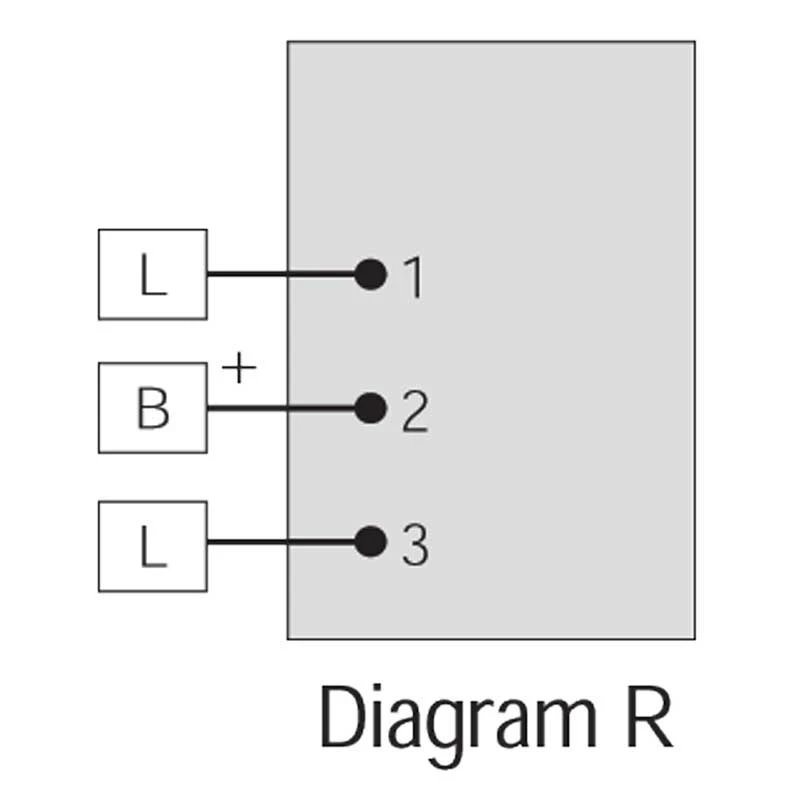 Contura Rocker Switch, On-Off-On, 3 Blade 2 Contura Rocker Switch, On-Off-On, 3 Blade - Image 2