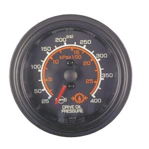 Drive Oil Pressure Gauge, 2 1/16" 1 Drive Oil Pressure Gauge, 2 1/16"