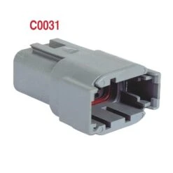Deutsch DTM04-8P, 8 CCT, Male Connector Body