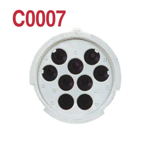 Deutsch HD14-9-16P, 9 CCT, Male Connector Body 1 Deutsch HD14-9-16P, 9 CCT, Male Connector Body