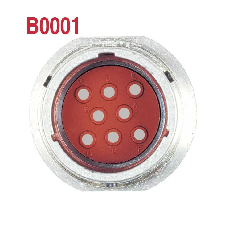 Deutsch HD34-18-8PN, 8 CCT, Male Connector Body 1 Deutsch HD34-18-8PN, 8 CCT, Male Connector Body