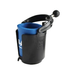 RAM-B-132BU, "B" Size "1" Ball, Level Cup Drink Holder W/Koozie