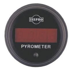 Pyrometer, 2 1/16", Digital, 0-1990°F