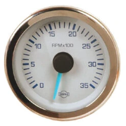 EV2 Programmable Tachometer 0-3500 Rpm, 3 3/8"