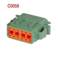 Deutsch DTM06-12SC, 12 CCT, Female Connector Body