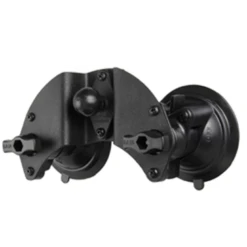 RAM-B-189B-P1V1U "B" Size 1" Ball, Twist-Lock Dual Pivot Suction Cup Base With Ball