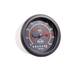 3 3/8" Speedometer 80 Mph/130 Kph, Programmable 1 3 3/8" Speedometer 80 Mph/130 Kph, Programmable