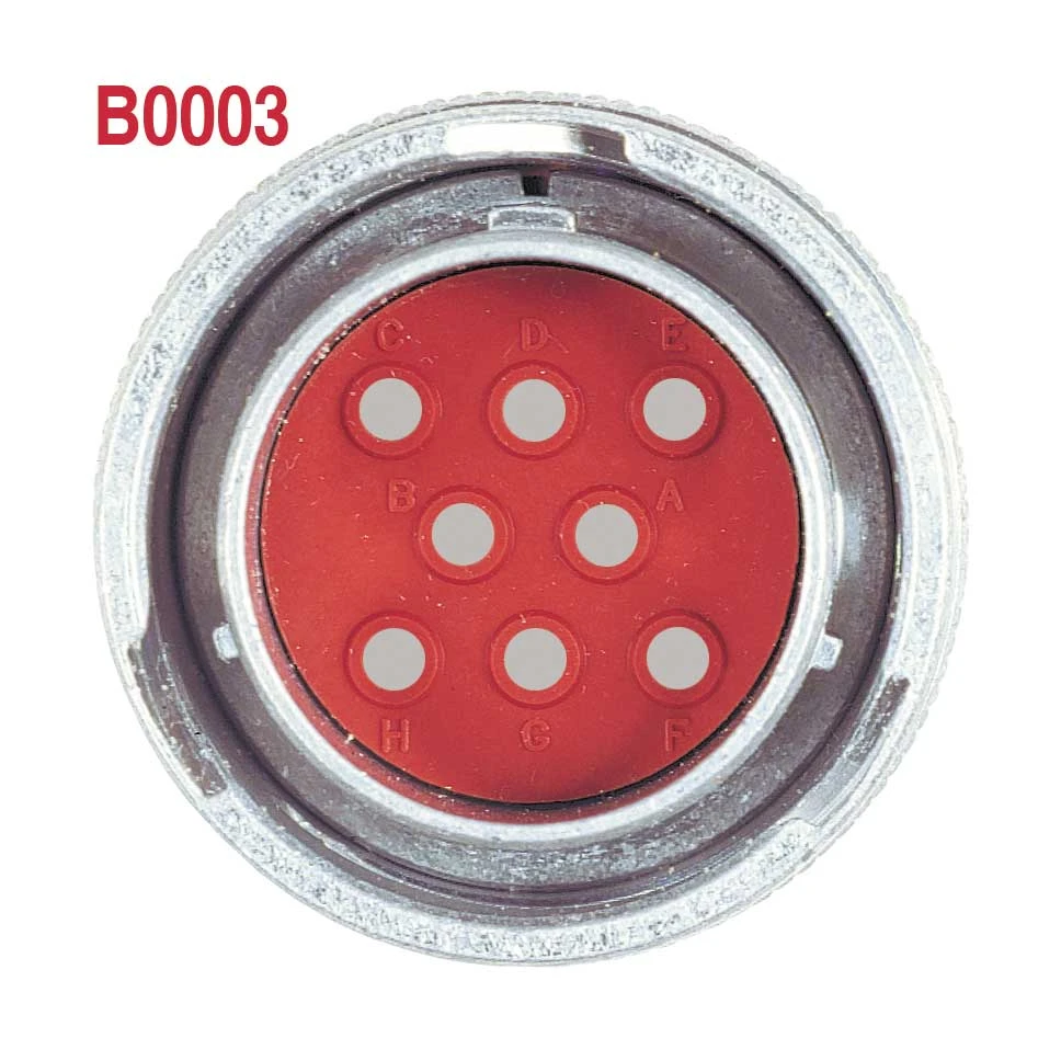 Deutsch HD36-18-8PN, 8 CCT, Reverse Sex Male Connector Body 1 Deutsch HD36-18-8PN, 8 CCT, Reverse Sex Male Connector Body