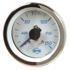 EV2 Mechanical Dual Air Pressure Gauge, 2 1/16"