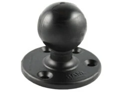 RAM-D-202U, "D" Size 2.25" Ball Large Round Plate With Ball
