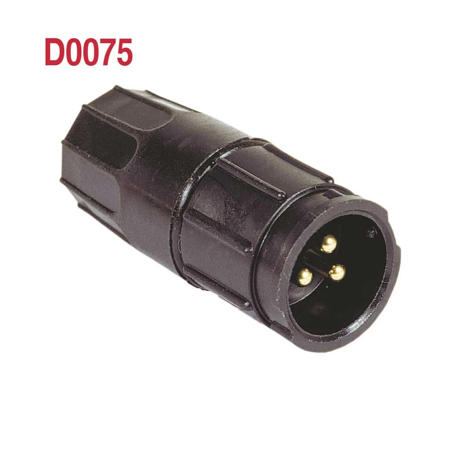 Conxall 5182-3PG-3XX, 3 CCT, Male Connector Body, Pin Terminals 1 Conxall 5182-3PG-3XX, 3 CCT, Male Connector Body, Pin Terminals