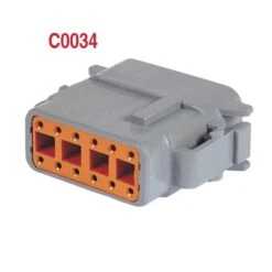 Deutsch DTM06-12S, 12 CCT, Female Connector Body