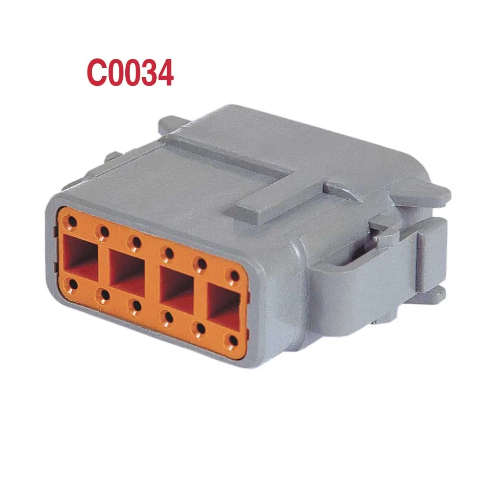 Deutsch DTM06-12S, 12 CCT, Female Connector Body 1 Deutsch DTM06-12S, 12 CCT, Female Connector Body