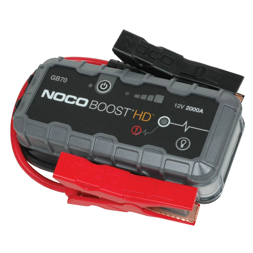 GB70 HD Lithium Jump Starter, 2000A, 8.3" X 3.9" X 2.8" 1 GB70 HD Lithium Jump Starter, 2000A, 8.3" X 3.9" X 2.8"