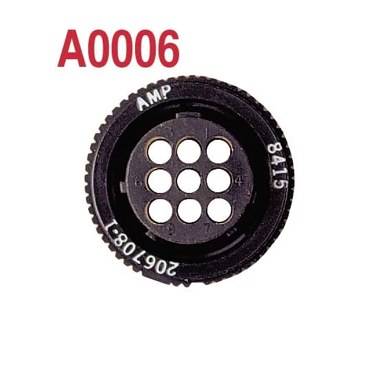 AMP 206708-1, 9 CCT, Female Connector Body 1 AMP 206708-1, 9 CCT, Female Connector Body