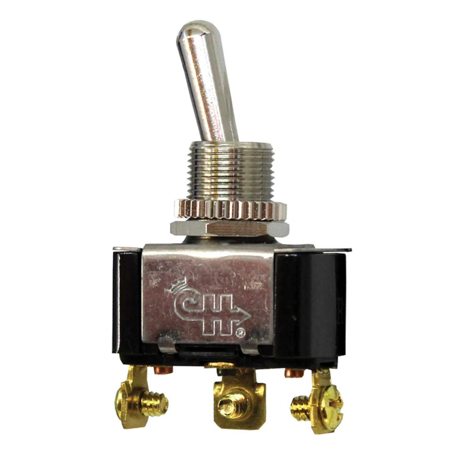 Toggle Switch, Momentary On-Off-Momentary On, SPST, 3 Screw 1 Toggle Switch, Momentary On-Off-Momentary On, SPST, 3 Screw