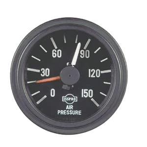 Dual Air Pressure Gauge, 2/16" 1 Dual Air Pressure Gauge, 2/16"