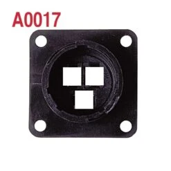 AMP 206036-2, 3 CCT, Male Connector Body