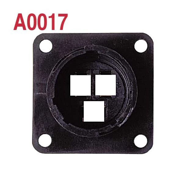 AMP 206036-2, 3 CCT, Male Connector Body 1 AMP 206036-2, 3 CCT, Male Connector Body