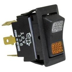 Pilot Light Rocker Switch, Off-On