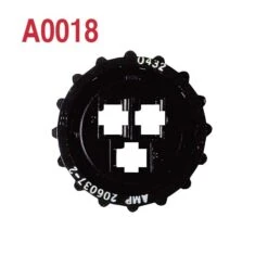 AMP 206037-2, 3 CCT, Female Connector Body