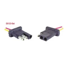 Pico 1872, 3 CCT, Male And Female Connector Mating Set