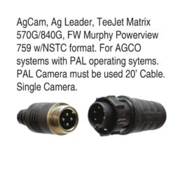 Ag Cam, Ag Leader Integra, TeeJet Matrix 570G/840G Cable