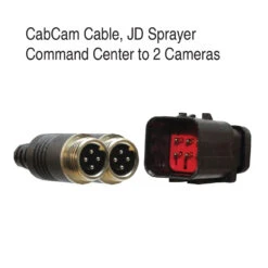 CabCAM Cable, JD Sprayer Command Center To 2 Cameras